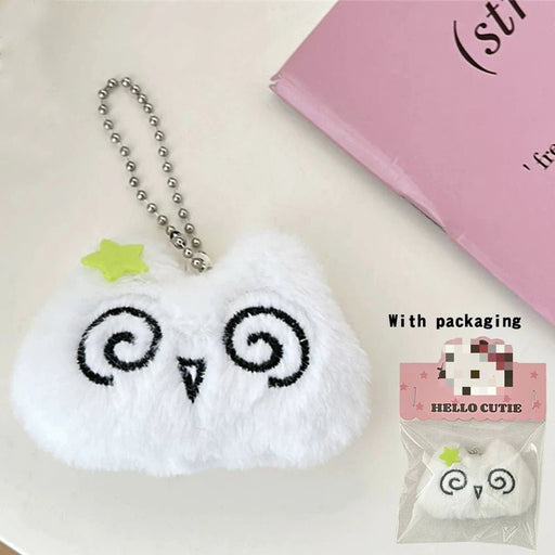 New bag charms Cute Plush Cat Doll Pendant Girl Heart Backpack Pendant Super Keychain decorative accessories valentine day gift - Lacatang Shop