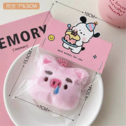 New bag charms Cute Plush Cat Doll Pendant Girl Heart Backpack Pendant Super Keychain decorative accessories valentine day gift - Lacatang Shop