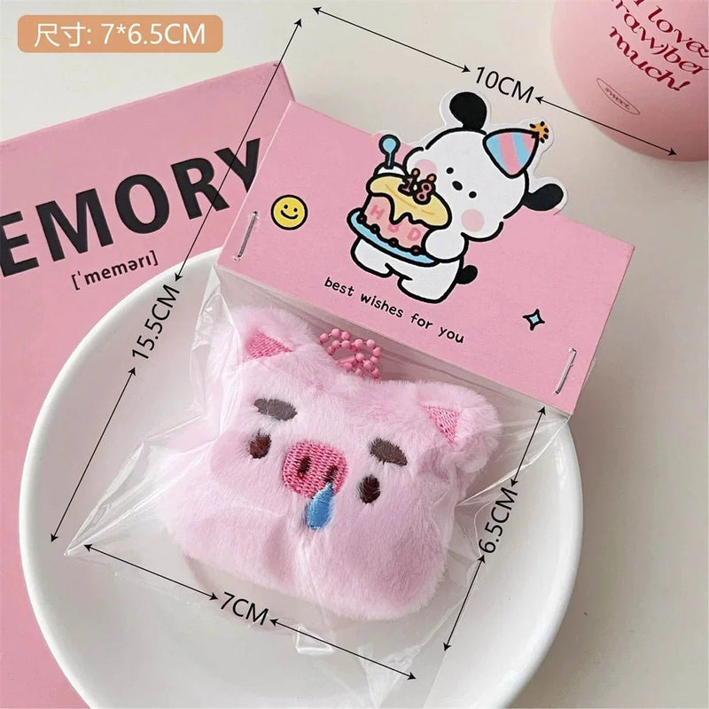 New bag charms Cute Plush Cat Doll Pendant Girl Heart Backpack Pendant Super Keychain decorative accessories valentine day gift - Lacatang Shop