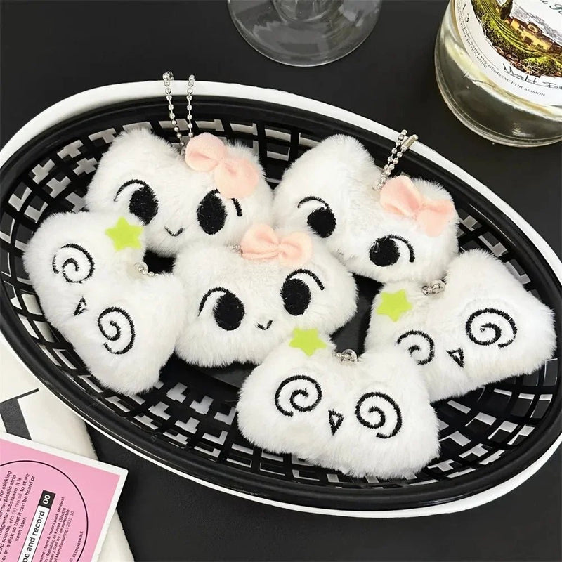 New bag charms Cute Plush Cat Doll Pendant Girl Heart Backpack Pendant Super Keychain decorative accessories valentine day gift - Lacatang Shop