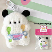 New bag charms Cute Plush Cat Doll Pendant Girl Heart Backpack Pendant Super Keychain decorative accessories valentine day gift - Lacatang Shop