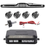 New LED Parking Sensor System Backlight Parktronic Monitor Display Kit Backup Detector Assistant 4 Probes - Lacatang Shop