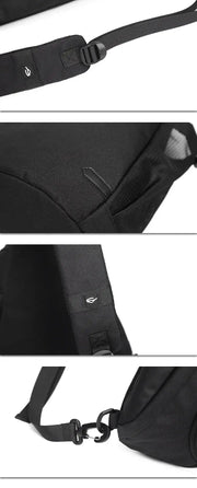 New Men's Waterproof Chest Bag, Young People's Crossbody Bag, Large Capacity Multifunctional Sports and Leisure Travel Bag - Lacatang Shop