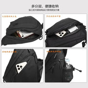 New Men's Waterproof Chest Bag, Young People's Crossbody Bag, Large Capacity Multifunctional Sports and Leisure Travel Bag - Lacatang Shop