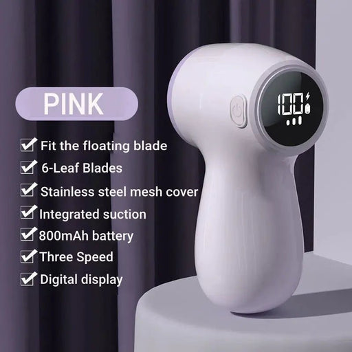New Rechargeable Lint Remover for Clothes Electric Fabric Shaver with Digital Display 3 - Speeds Hair Ball Trimmer Sweater Shaver - Lacatang Shop