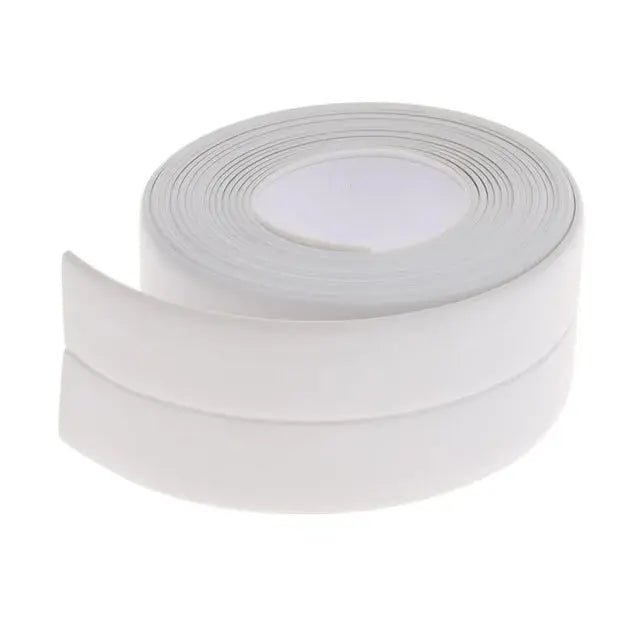 New Sealing Strip Bathroom Shower Sink Bath Caulk Tape White PVC Self Adhesive Waterproof Wall Tape for Bathroom Kitchen - Lacatang Shop