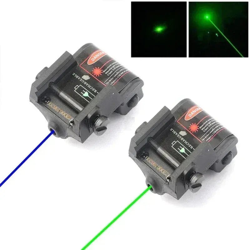New USB Rechargeable Green Blue Laser Sight Scope Pistol Aiming Pointer For Taurus G3C TH9 Glock PT111 - Lacatang Shop