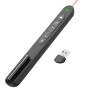 New Wireless Presenter Red Laser Page Turning Pen 2.4G RF Volume Remote Control PPT Presentation USB PowerPoint Pointer Mouse - Lacatang Shop