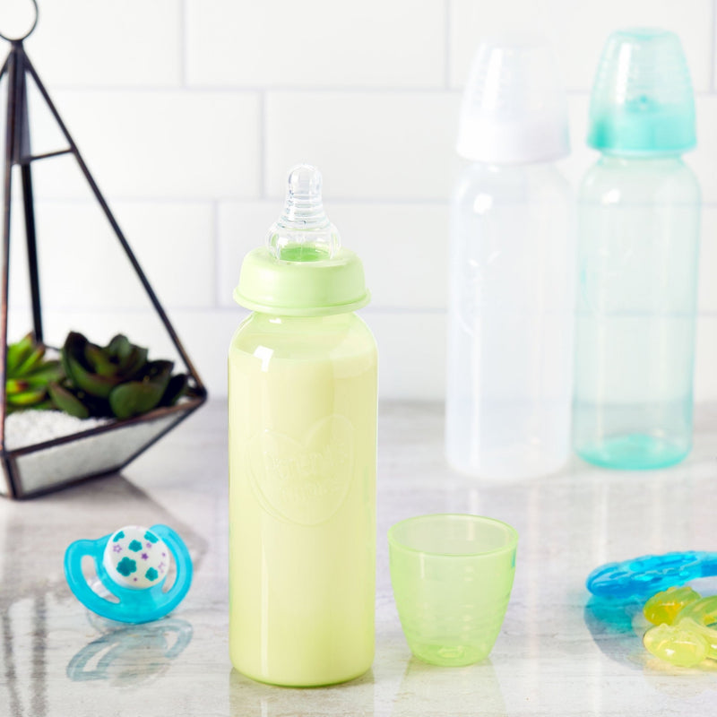 Newborn Standard Neck Tinted Bottle, 9 Fl Oz, 0+ Months, 3 Pack, Multicolor - Lacatang Shop