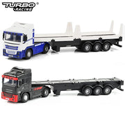 Newest Turbo Racing C50 1:76 Full Proportional 4WD RC Semi - truck Tractor Trailer & P81 2.4Ghz 10Ch Control For Kids/ Adults Gift - Lacatang Shop