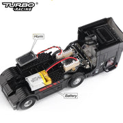 Newest Turbo Racing C50 1:76 Full Proportional 4WD RC Semi - truck Tractor Trailer & P81 2.4Ghz 10Ch Control For Kids/ Adults Gift - Lacatang Shop