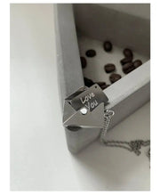Open Love Letter Envelope Necklace 2023 New Arrival Men and Women Special - Interest Design Trendy Couple's Pendant Chinese Valentine's Day Gift - Lacatang Shop