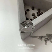 Open Love Letter Envelope Necklace 2023 New Arrival Men and Women Special - Interest Design Trendy Couple's Pendant Chinese Valentine's Day Gift - Lacatang Shop