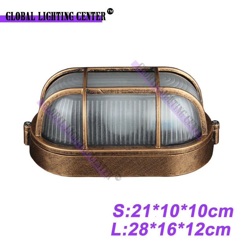 Outdoor Light E27 Retro Wall Light Garden Home Decor Waterproof AC85 - 265V Ceiling Lamp Outdoor Wall & Porch Lighting Vintage - Lacatang Shop