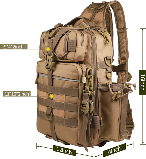 Outdoor Tackle Bag - Large Water - Resistant Fishing Backpack - Lacatang Shop