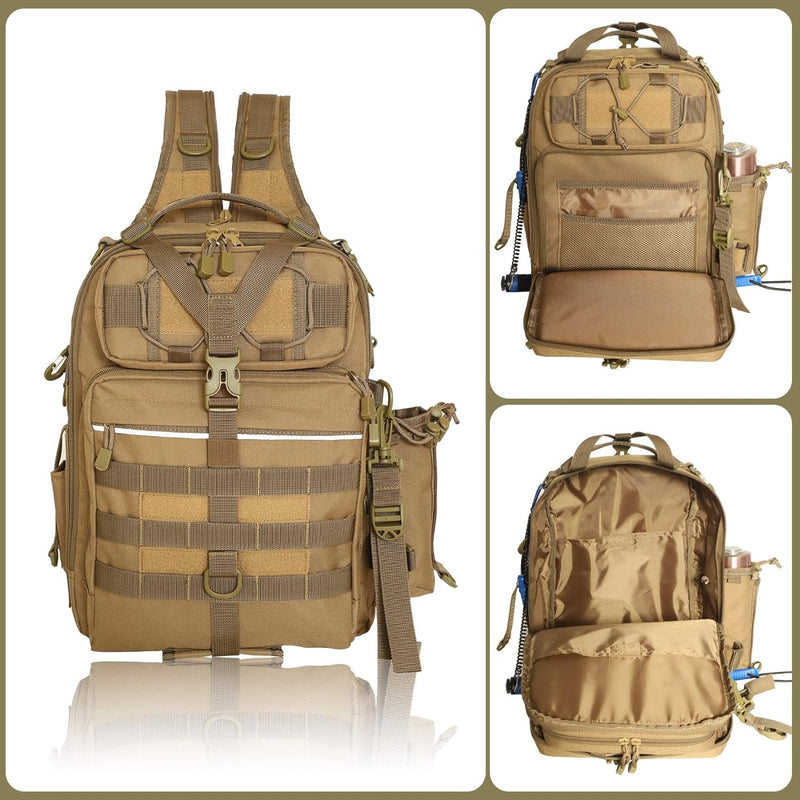 Outdoor Tackle Bag - Large Water - Resistant Fishing Backpack - Lacatang Shop