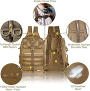 Outdoor Tackle Bag - Large Water - Resistant Fishing Backpack - Lacatang Shop