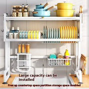 Over The Sink Multi - Organizer Dish Rack - Lacatang Shop