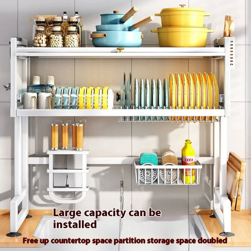 Over The Sink Multi - Organizer Dish Rack - Lacatang Shop
