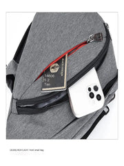 Oxford Cloth Chest Bag Men's Fashionable Crossbody Bag Outdoor Multifunctional Lightweight Casual Small Backpack - Lacatang Shop