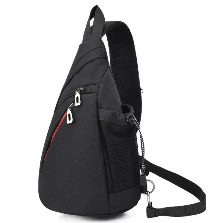 Oxford Cloth Chest Bag Men's Fashionable Crossbody Bag Outdoor Multifunctional Lightweight Casual Small Backpack - Lacatang Shop