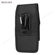 Oxford Cloth Leather Holster Pouch for Samsung S24 Ultra Plus with Belt Clip - Waist Bag Compatible with Galaxy A15, A05S, A05, A25 - Lacatang Shop