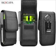 Oxford Cloth Leather Waist Bag Pouch with Belt Clip for Samsung Galaxy S24 Ultra Plus and A - Series Models - Lacatang Shop