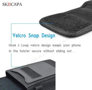 Oxford Cloth Leather Waist Pouch for Samsung S24 Ultra Plus with Belt Clip - Holster Bag for Galaxy A15, A05S, A05, A25 - Lacatang Shop