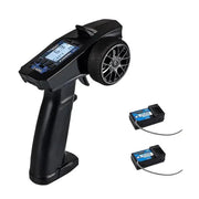 P32 Turbo Racing 91803G - C 2.4G 4CH VT system LCD Display Radio Transmitter Remote Controller with Receiver for RC Car Boat - Lacatang Shop