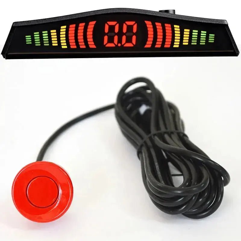 Parktronic Car Detector Auto LED Display 4PCS Parking Sensor Kit Reverse Assistance Backup Radar Monitor Parking Car - detector - Lacatang Shop