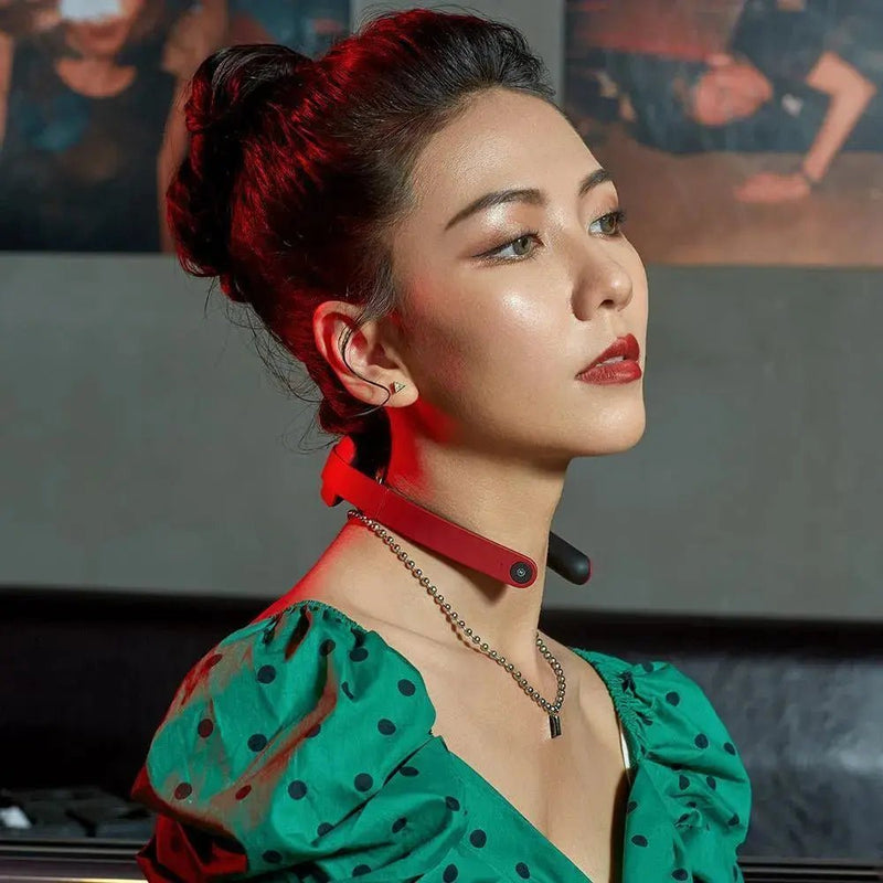 PGG Folding Portable Neck Massager 5 Modes Massage Pulse Infrared - Lacatang Shop