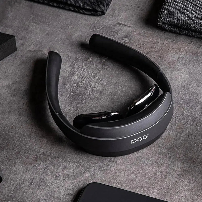 PGG Folding Portable Neck Massager - 5 Modes Massage Pulse Infrared