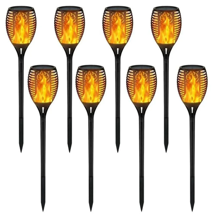 33 Led Outdoor Waterproof Solar Powered Small Torch Flame Lights - Lacatang Shop