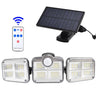 Solar Sensor Light 122 LED 3Head Outdoor Spotlight with 3 Modes - Lacatang Shop