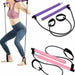 Adjustable Pilates Bar Kit Resistance Band Exercise Stick Toning Gym - Lacatang Shop