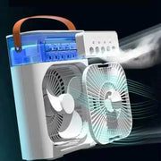 Portable 3 In 1 Fan AIr Conditioner Household Small Air Cooler LED - Lacatang Shop