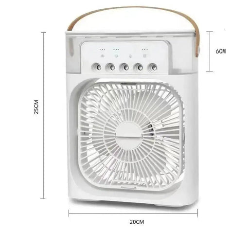 Portable 3 In 1 Fan AIr Conditioner Household Small Air Cooler LED - Lacatang Shop