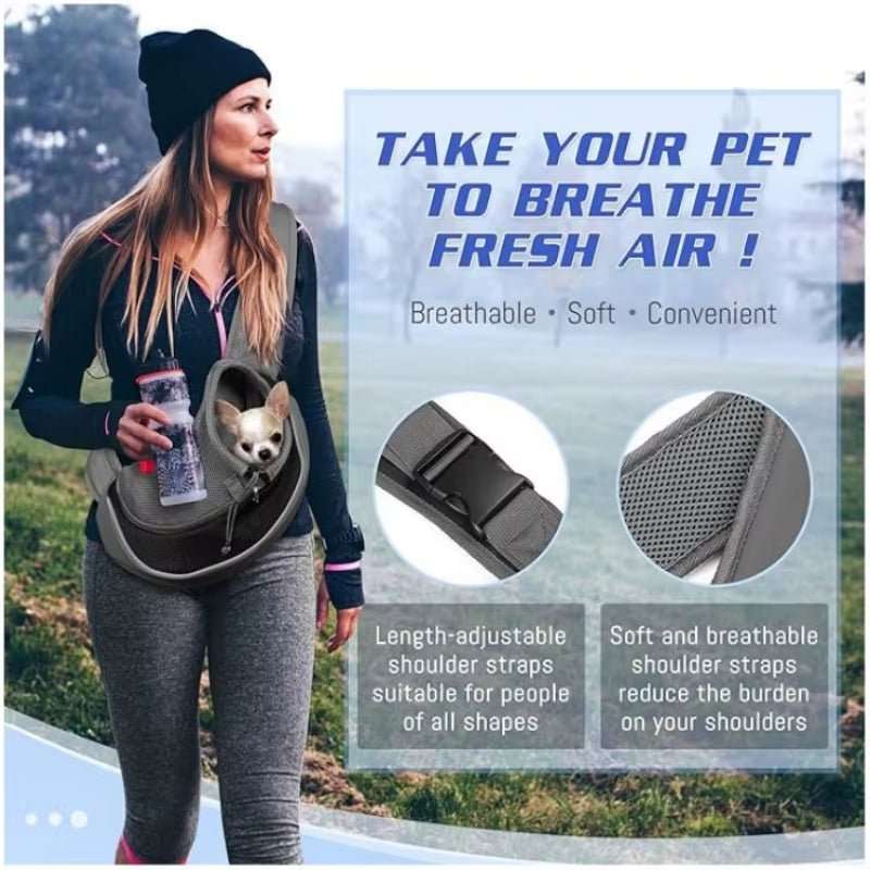 Portable Mesh Pet Backpack for Cats and Dogs - Lacatang Shop