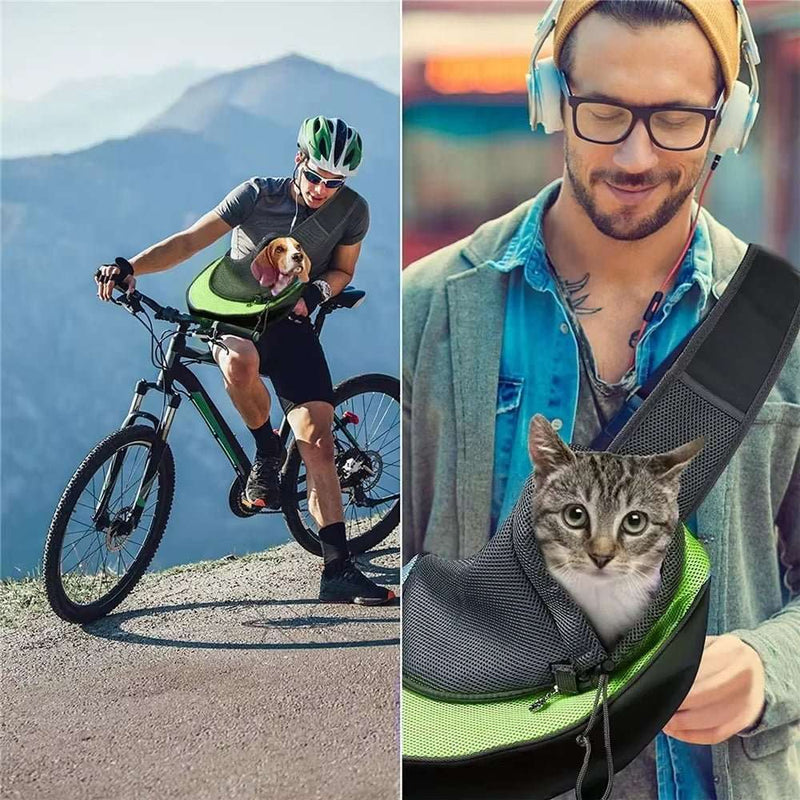 Portable Mesh Pet Backpack for Cats and Dogs - Lacatang Shop