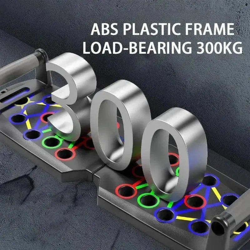 Portable Multifunctional Push - Up Board Set with Handles Foldable Fitness Equipment for Chest Abdomen Arms and Back Training - Lacatang Shop