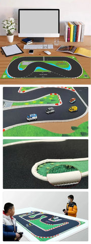 Portable Race Track Mat 160*90mm 120*60mm PK mesh cloth Accessory for Table Racing 1/76 1/64 1/58 Mini RC Car training - Lacatang Shop