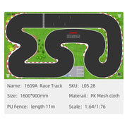 Portable Race Track Mat 160*90mm 120*60mm PK mesh cloth Accessory for Table Racing 1/76 1/64 1/58 Mini RC Car training - Lacatang Shop
