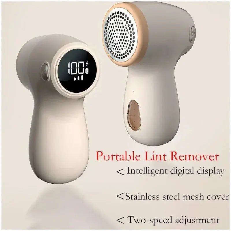 Portable Rechargeable Fabric Shaver New Lint Remover for Clothes Sweaters and Sofas Quickly Removes Lint & Pills Home Essential - Lacatang Shop
