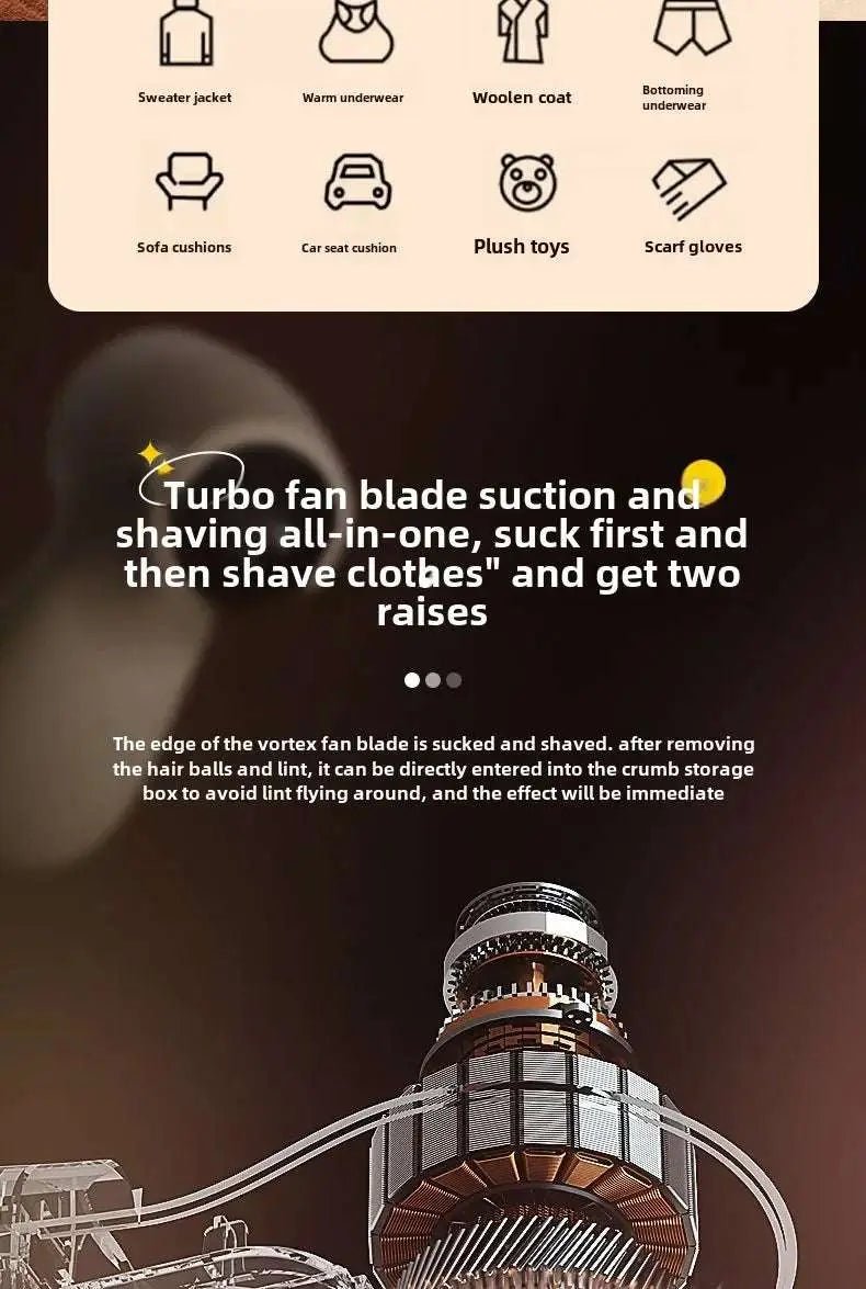 Portable Rechargeable Fabric Shaver New Lint Remover for Clothes Sweaters and Sofas Quickly Removes Lint & Pills Home Essential - Lacatang Shop