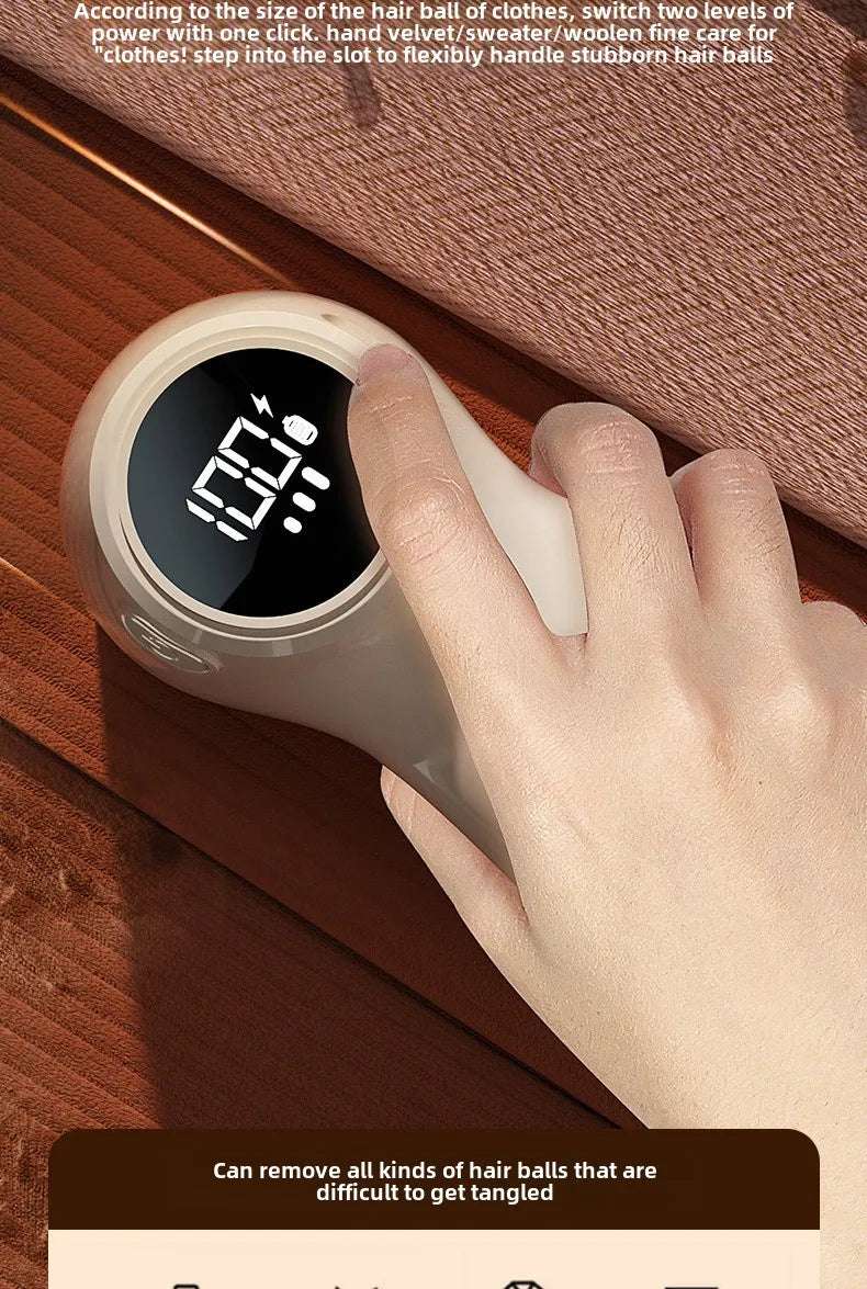 Portable Rechargeable Fabric Shaver New Lint Remover for Clothes Sweaters and Sofas Quickly Removes Lint & Pills Home Essential - Lacatang Shop
