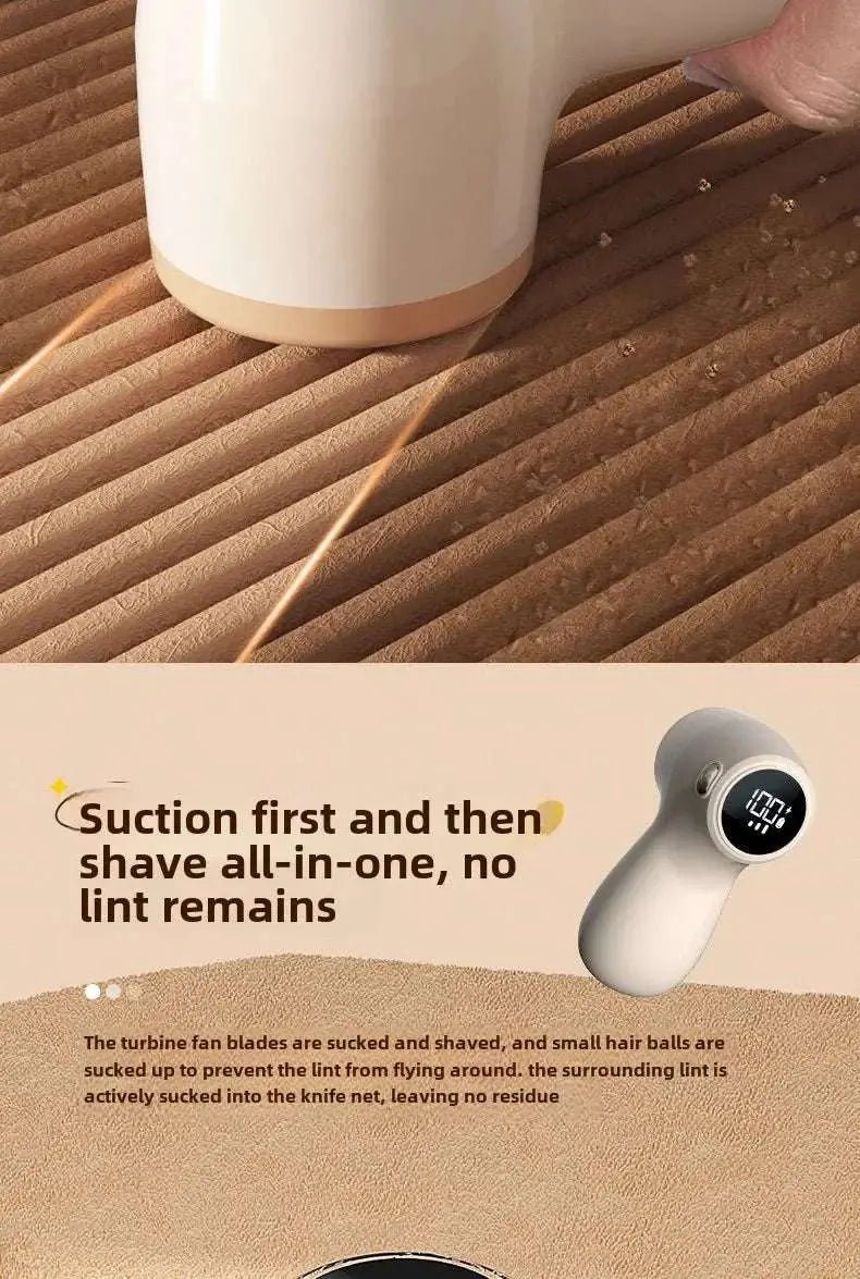 Portable Rechargeable Fabric Shaver New Lint Remover for Clothes Sweaters and Sofas Quickly Removes Lint & Pills Home Essential - Lacatang Shop