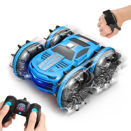 2.4GHz Dual Control Waterproof 4WD All Terrain RC Stunt Car - Lacatang Shop