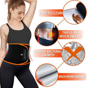 ProFit Waist Trimmer: Unisex Sweat Belt Plus Size - Lacatang Shop