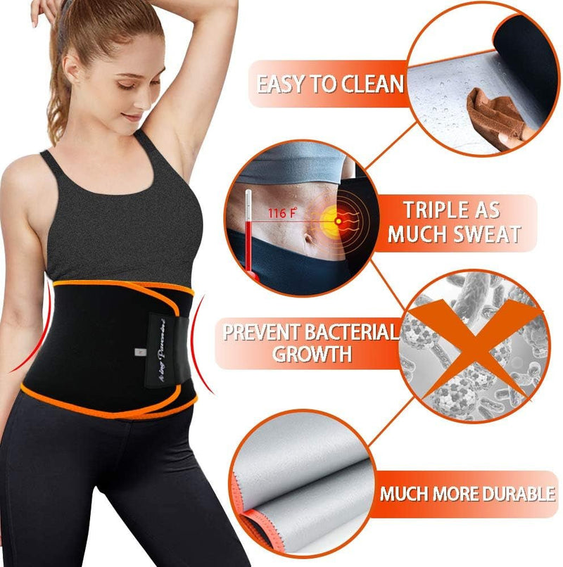 ProFit Waist Trimmer: Unisex Sweat Belt Plus Size - Lacatang Shop