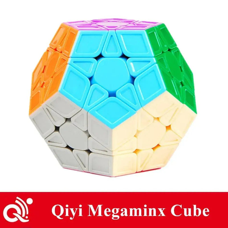 QIYI Speed Megaminx Puzzle Cube - 12 - Sided Stickerless Educational Toy for Kids - Lacatang Shop